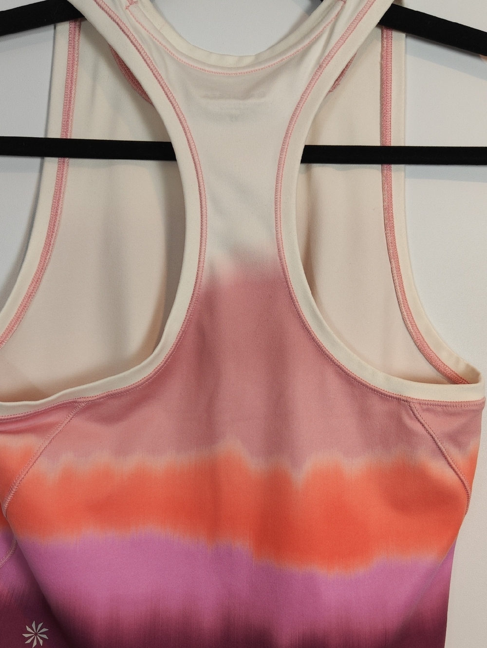ATHLETA Shanti Printed Crop Tank in Sea Spray Vintage Plum Size XS - Picture 14 of 16